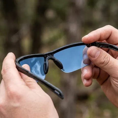 Окуляри захисні Pyramex Ever-Lite (infinity blue) Super Anti-Fog H2MAX, блакитні, Чорний — фото 3