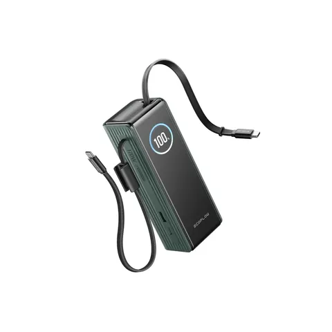 Павербанк EcoFlow RAPID Power Bank з кабелями 25000mAh зелений — фото 5