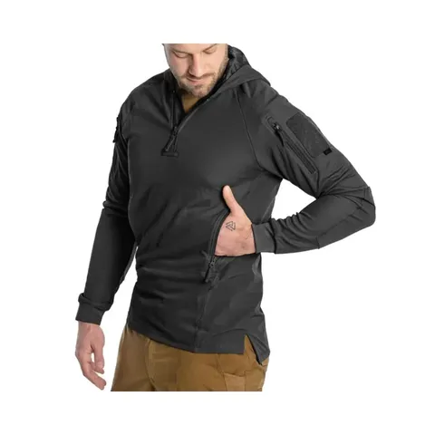 Кофта тактична Helikon-Tex RANGE HOODIE - TopCool, чорний — фото 7