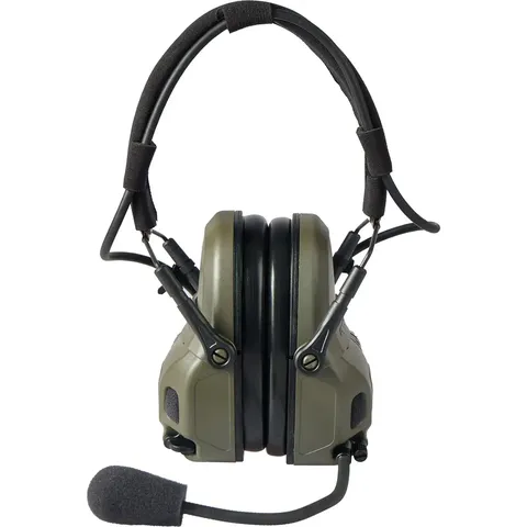 Активні навушники Ops-Core AMP Communication Headset-Connectorized. NFMI. Верхній тримач. Ranger Green — фото 4
