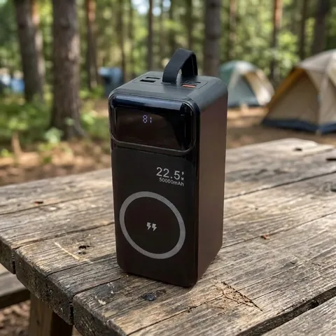 Power Bank PYT-50 Wireless Charger 50000mAh (QC+PD) 22.5W- чорний