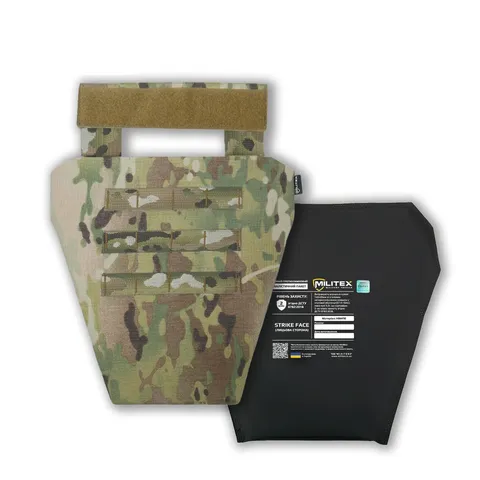 Захист паху (напашник-фартух) Militex з балістичним захистом 2 клас cordura USA Мультикам — фото 2