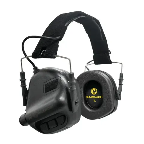 Тактичні навушники EARMOR M31 Black з універсальним кріпленням — фото 4