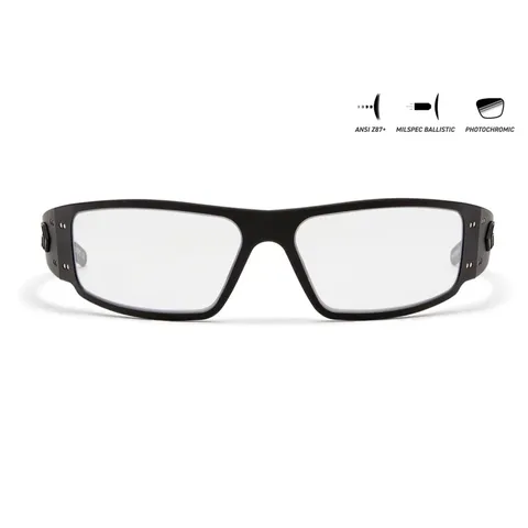 Захисні окуляри Gatorz Magnum Photochromic ANSI Z87.1 Mil-Spec Ballistic, Black Cerakote - GZ-01-005 — фото 3