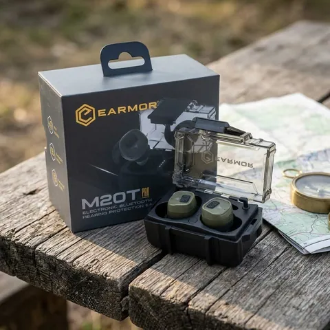 Активні захисні навушники-беруші Earmor M20T Pro Bluetooth — Олива — фото 3