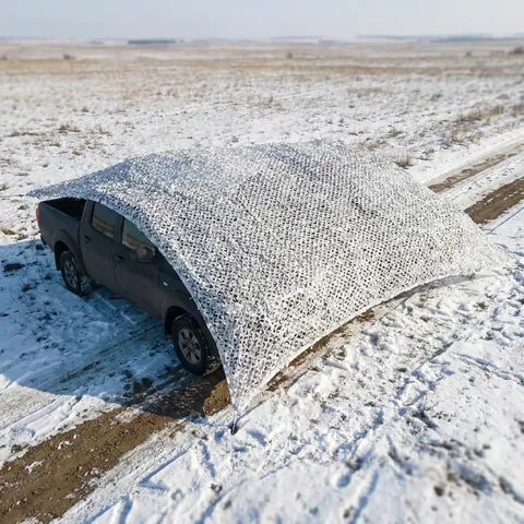 Зимова маскувальна Militex сітка зимовий мультикам 4х8м (площа 32 кв.м.)