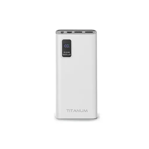 Повербанк TITANUM 727S 20000mAh 22.5W White — фото 3