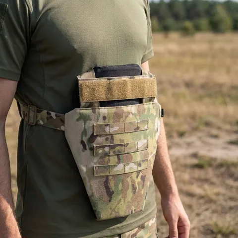 Захист паху (напашник-фартух) Militex з балістичним захистом 2 клас cordura USA Мультикам
