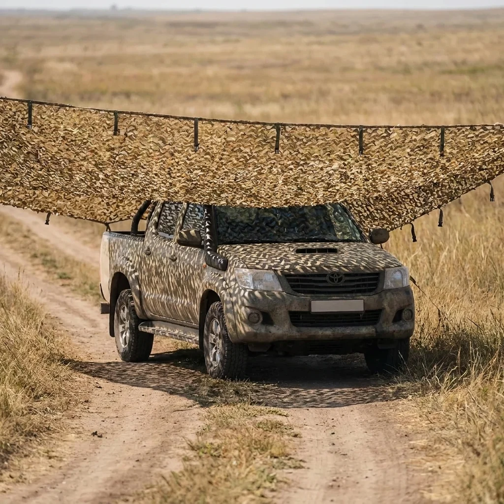Осіння маскувальна сітка Militex Очерет 6х10м (площа 60 кв.м.)