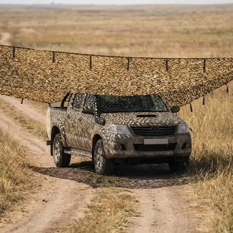 Осіння маскувальна сітка Militex Очерет 6х10м (площа 60 кв.м.)
