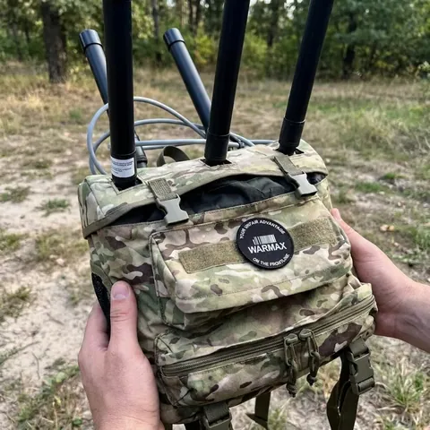 5-діапазонний РЕБ-рюкзак WARMAX з колінеарними антенами (частоти на вибір) — фото 3