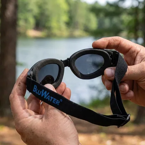 Окуляри поляризаційні BluWater Drifter Polarized (gray) чорні, Чорний — фото 2