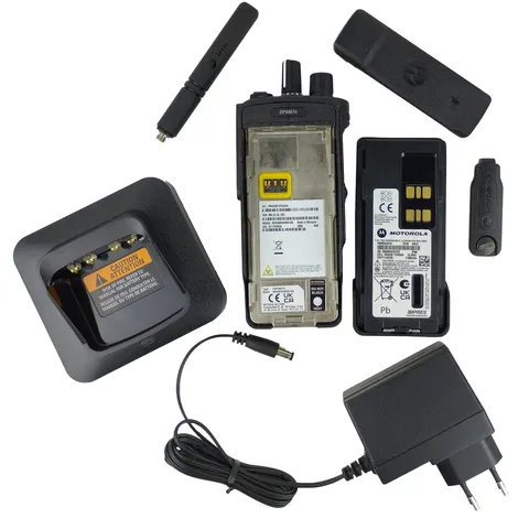 Професійна цифрова портативна рація Motorola DP4801e UHF Li-Ion 2450 мАг (MDH56RDN9RA1AN) — фото 8