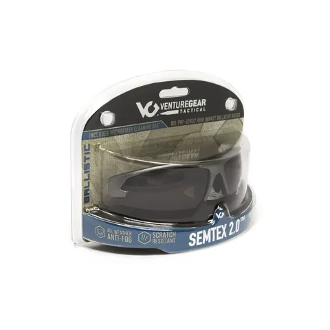 Окуляри захисні Venture Gear Tactical Semtex 2.0 Tan (forest gray) Anti-Fog, чорно-зелені в пісочній оправі, Коричневий — фото 8