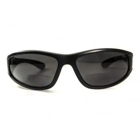 Окуляри біфокальні поляризаційні (захисні) BluWater Winkelman-2 polarized (+2.0 bifocal), (gray) чорні, Чорний — фото 10