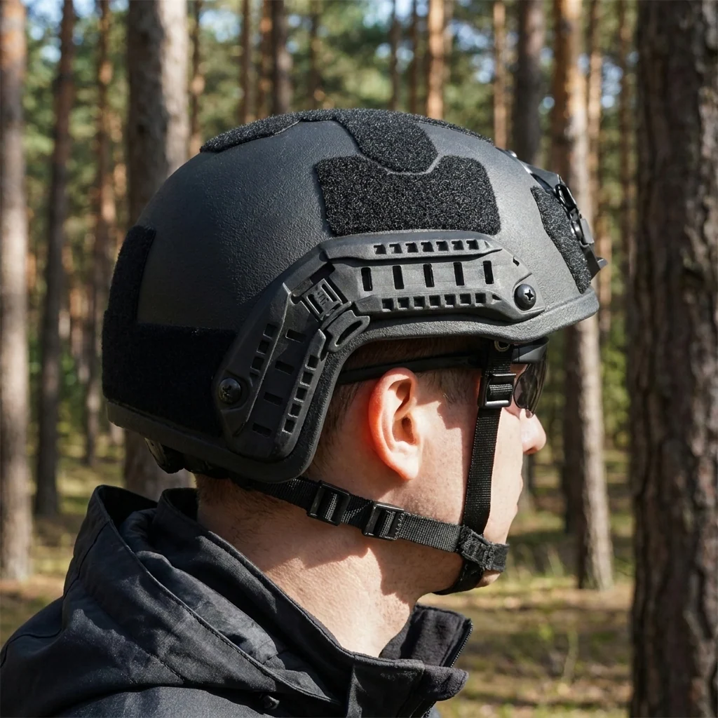 Балістичний шолом Чорний (L) FAST PE GEN III AGGRESSIVE