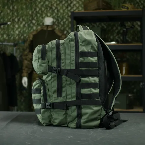 Рюкзак тактичний 30 л з системою MOLLE Олива (виробництво Україна) — фото 8