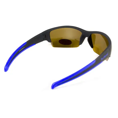 Окуляри поляризаційні BluWater Daytona-2 Polarized (brown), гідрофобні коричневі лінзи (Repelon™), Синій — фото 6