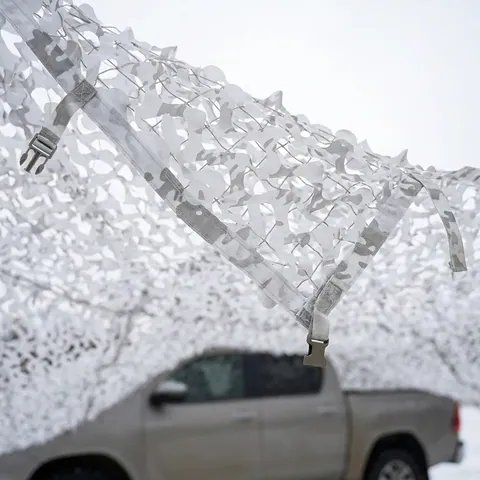 Маскувальна сітка Militex для авто Зимовий мультикам 5х8м (площа 40 кв.м.) — фото 3