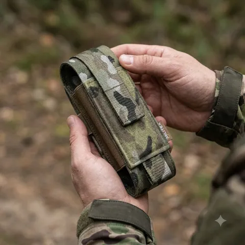 Підсумок під турнікет відкритого типу Militex | Мультикам | З кріпленнями для ножиць і маркера — фото 3