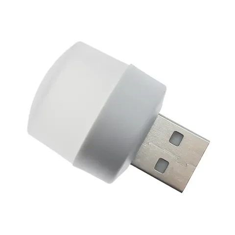 USB LED-лампа з холодним світлом, White — фото 2