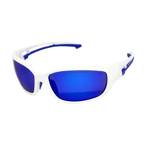 Захисні окуляри з поляризацією BluWater Seaside White Polarized (G-Tech™ blue), дзеркальні сині, Білий — фото 2