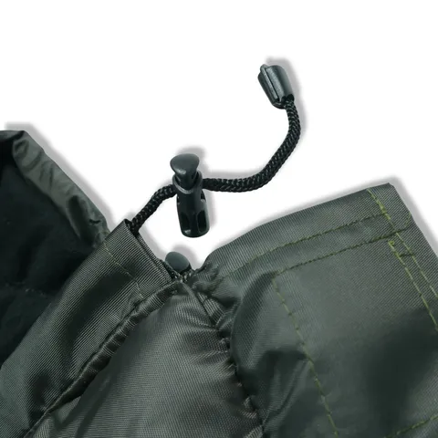Зимовий спальний мішок Kiborg "Alfa Fleece" -20°C олива (85x210) — фото 7