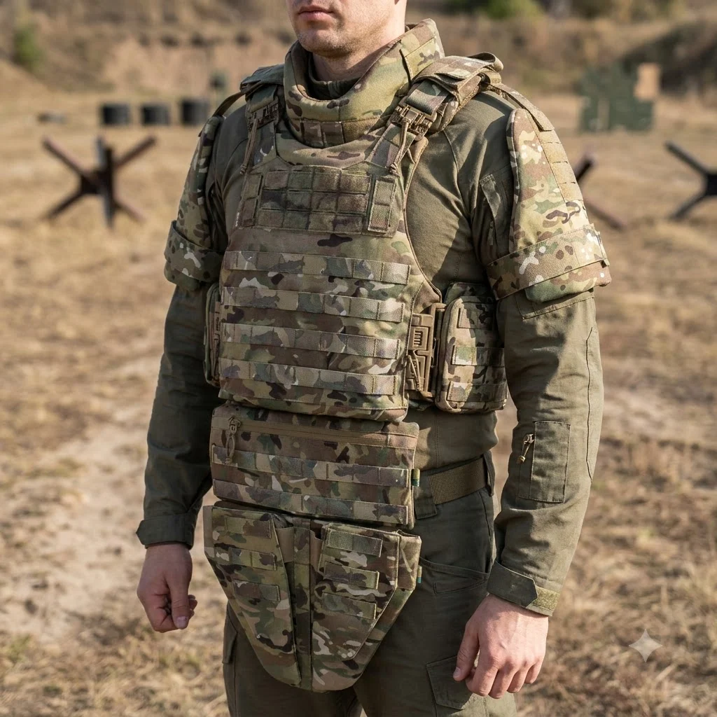 Бронежилет Kiborg Modular X-1 (L) з балістичним захистом Militex (1 клас)