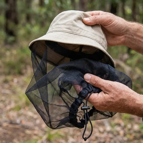 Сітка на голову від комарів Mosquito Headnet Permethrin Black від Sea to Summit (STS AMOSHP) — фото 3