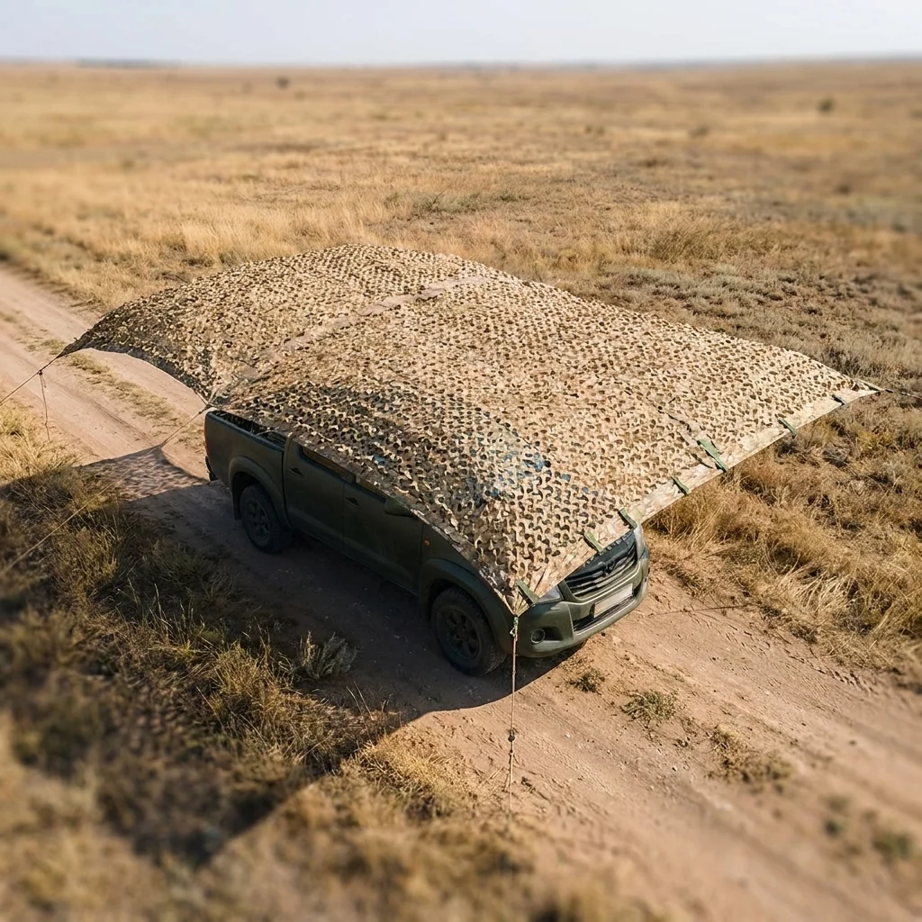 Маскувальна сітка з основою 10х15м Militex Хвойний ліс