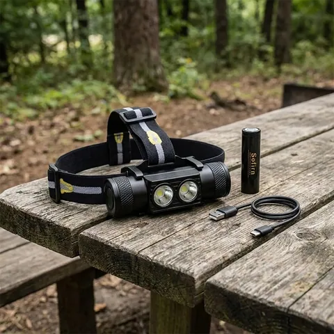 Налобний ліхтар Sofirn H25S 1200лм USB-C (акумулятор 18650 на 3000мАч)