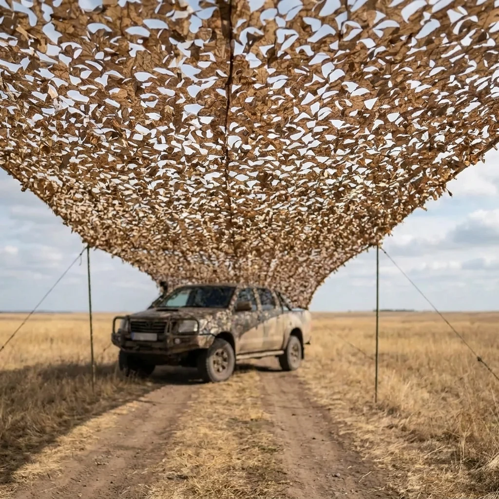 Маскувальна сітка Militex для окопів та бліндажів Дубове листя 3х5м (площа 15 кв.м.)
