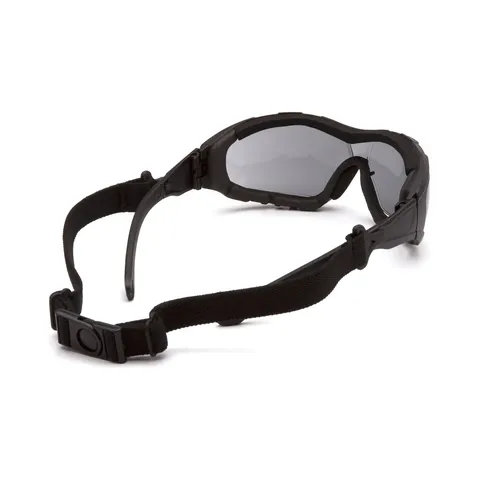 Захисні окуляри Pyramex V3T (gray) Anti-Fog, сірі, Чорний — фото 4