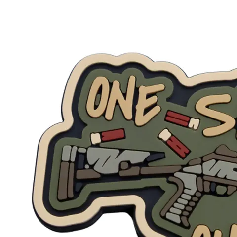 ПВХ Патч (шеврон) «One Shot - One Drone» (олива) — фото 5