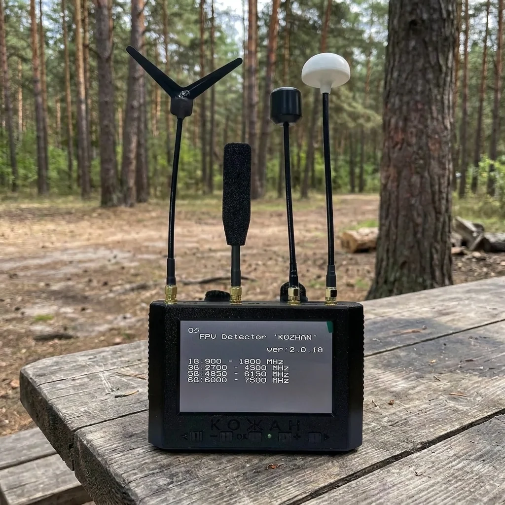 Детектор FPV-дронів КОЖАН 4.0 (4 діапазони 1G + 3G + 5G + 6G)