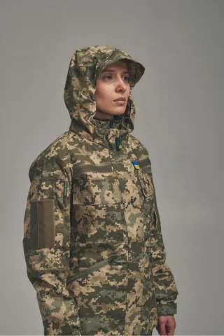 Жіноча тактична куртка FC Combat Fit, піксель — фото 4