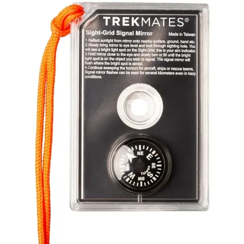 Сигнальне дзеркало Trekmates Mirror with Compass and Float, clear — фото 3