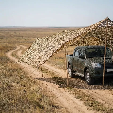 Осіння маскувальна сітка Militex Очерет 20х20 (площа 400 кв.м.)