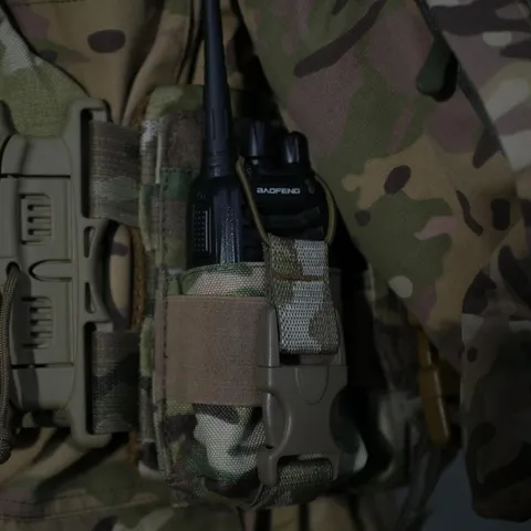 Посилений підсумок під рацію Militex Cordura original USA Мультикам з NIR-просоченням — фото 9