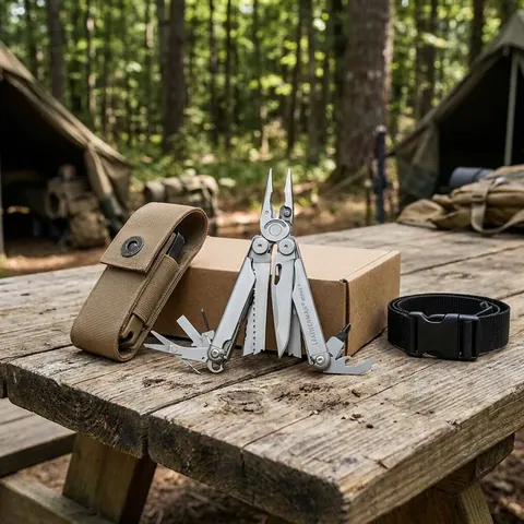 Мультиінструмент Leatherman WAVE PLUS, синтетичний чохол, карт. коробка