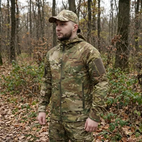 Тактична куртка Twill GEN I | Multicam | Літня військова куртка без підкладки