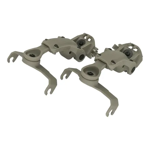 Кріплення для навушників Walker's Razor на рейки ARC - NeckFlip Helmet Rail Mount Kit (TAN) — фото 4