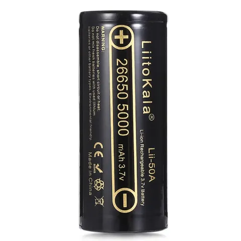 Акумулятор Liitokala Lii-50A 5000 mAh 20A 26650 Li-ion — фото 2