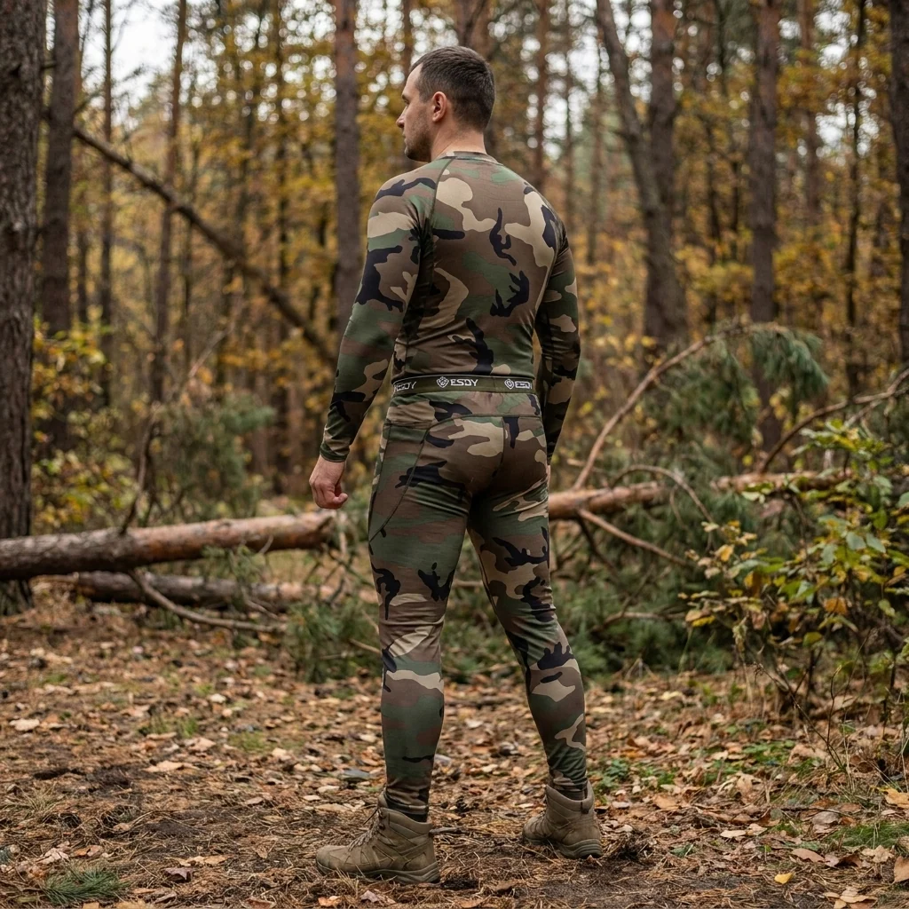Термобілизна мультикам ESDY Tactical Thermal Вудленд