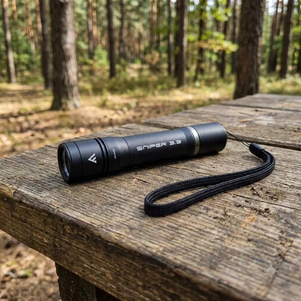 Ліхтар тактичний Mactronic Sniper 3.3 (1020 Lm) Focus Powerbank Recharg Type-C (THH0064)