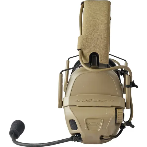 Активні навушники Ops-Core AMP Communication Headset-Connectorized. Верхній тримач. Tan — фото 7
