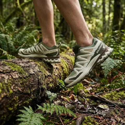 Чоловічі водонепроникні кросівки Salomon XA PRO 3D V9 GTX Deep Lichen Green / Safari — фото 3