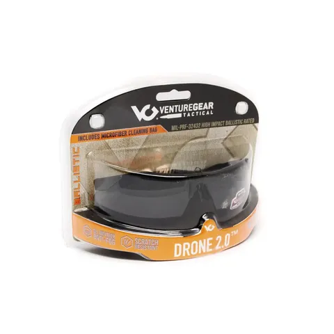 Захисні окуляри Venture Gear Tactical Drone 2.0 Green (clear) Anti-Fog, прозорі в зеленій оправі, Коричневий — фото 7