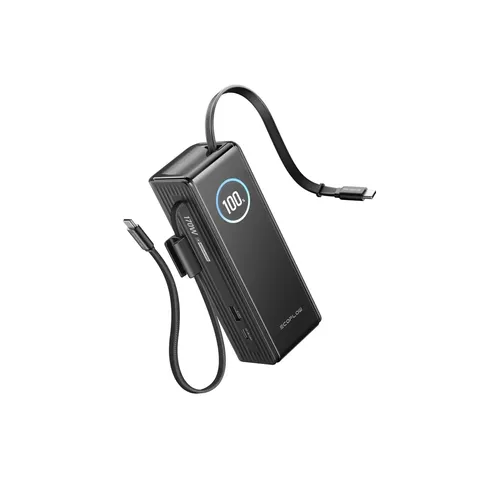 Павербанк EcoFlow RAPID Power Bank з кабелями 25000mAh чорний — фото 5