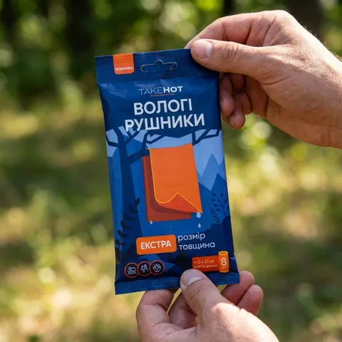 Вологі одноразові рушники TakeHot — фото 3